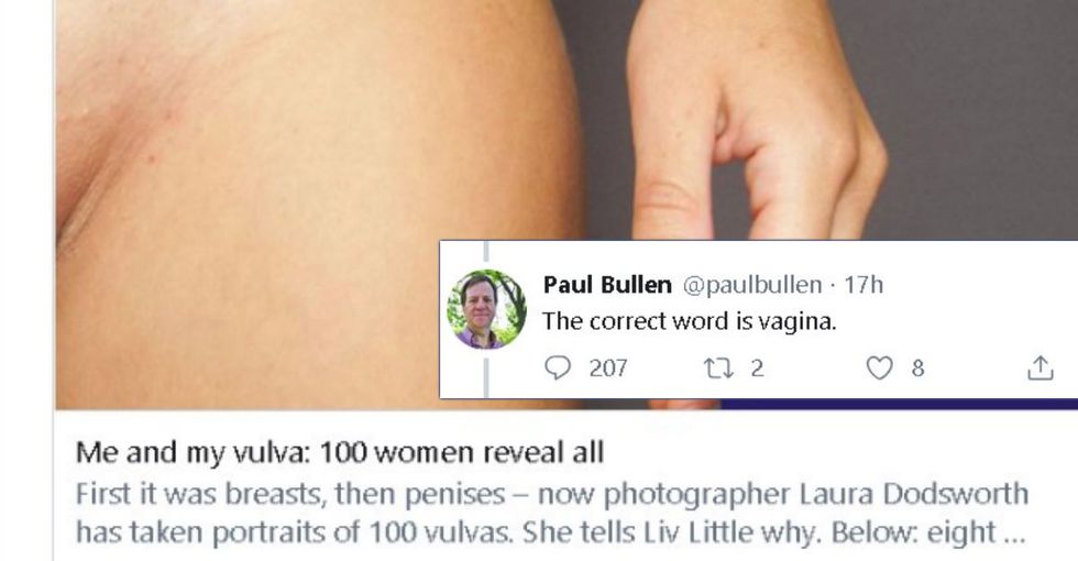 A confused dude on Twitter tried to explain the female anatomy to a gynecologist. Who is also a woman.