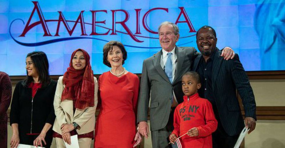 George W. Bush just gave an incredible speech about the importance of immigration.