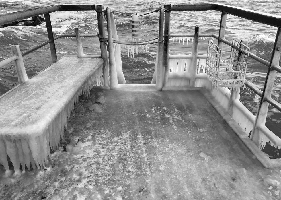 Photographs from the edge: Swimming like a Viking and detangling from devices.