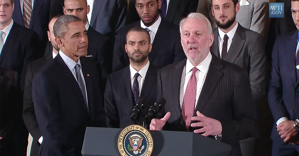 Spurs Coach Gregg Popovich Calls Trump’s Actions During March For Our Lives ‘Cowardice’
