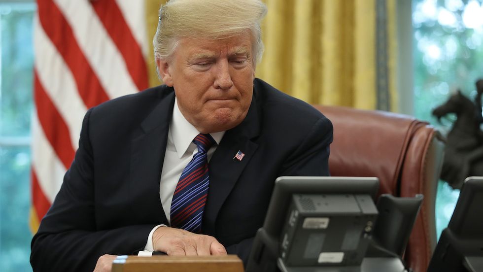 Trump's tweets from this morning reveal he doesn't understand how phone calls work. Or the Constitution.