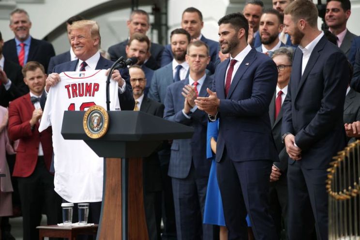 With Some Players Bowing Out, Trump Hosts Red Sox At The White House
