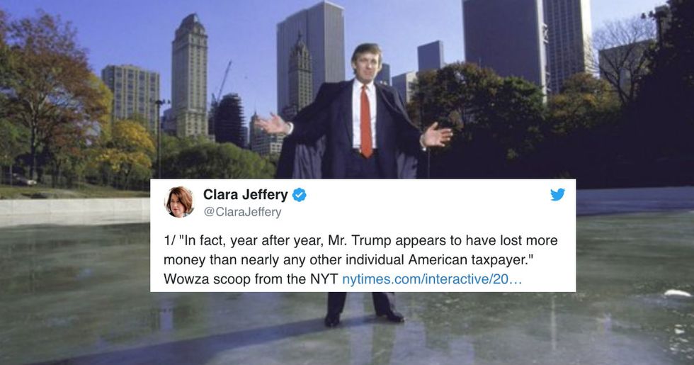 The New York Times found Trump’s tax information. He lost more money than almost any individual American.