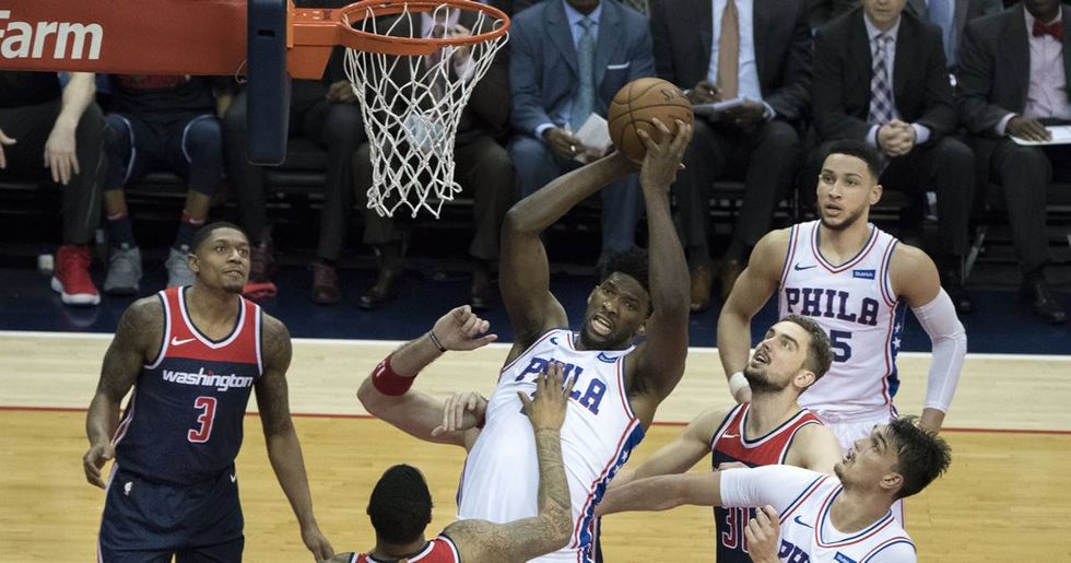Sixers’ Joel Embiid Enjoys His Offseason By Dunking On Pickup Players At A Philadelphia Playground