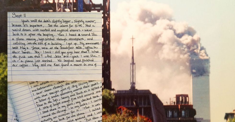 Read the incredibly moving diary entry a young woman wrote on September 11, 2001.