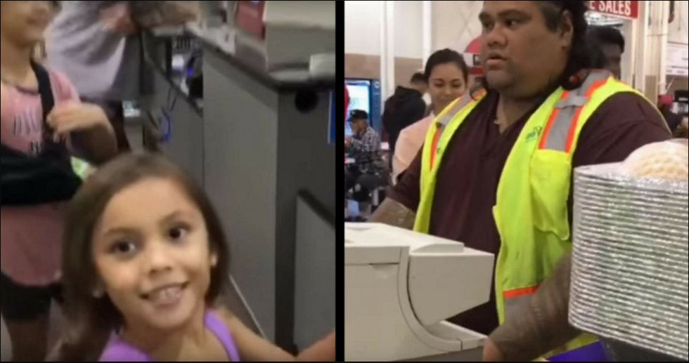 Sisters Mistake Cashier For A Cartoon Character They Love. His Response Is The Sweetest.