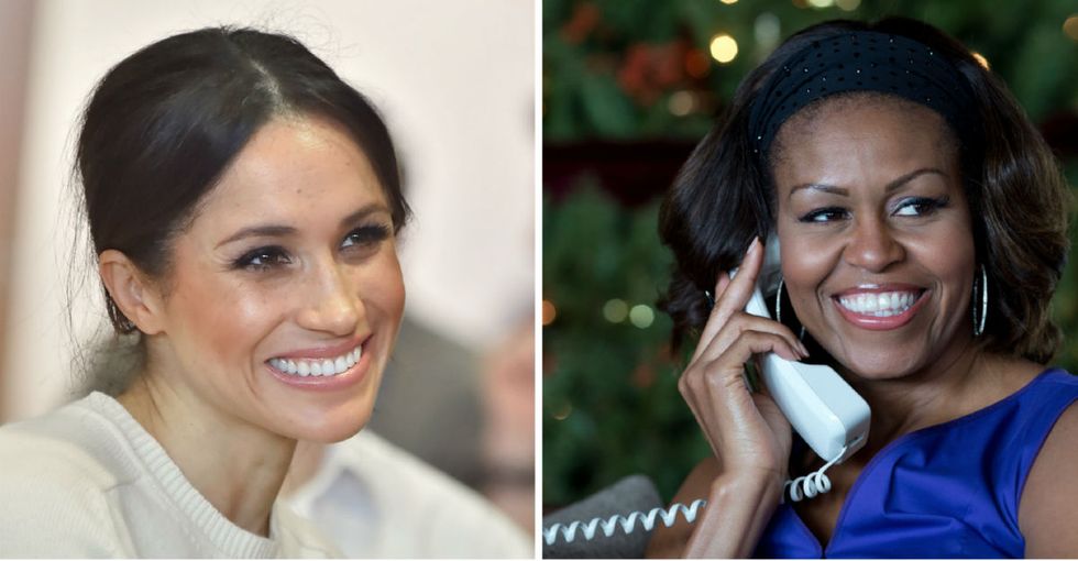 Michelle Obama has the most relatable advice for Meghan Markle.