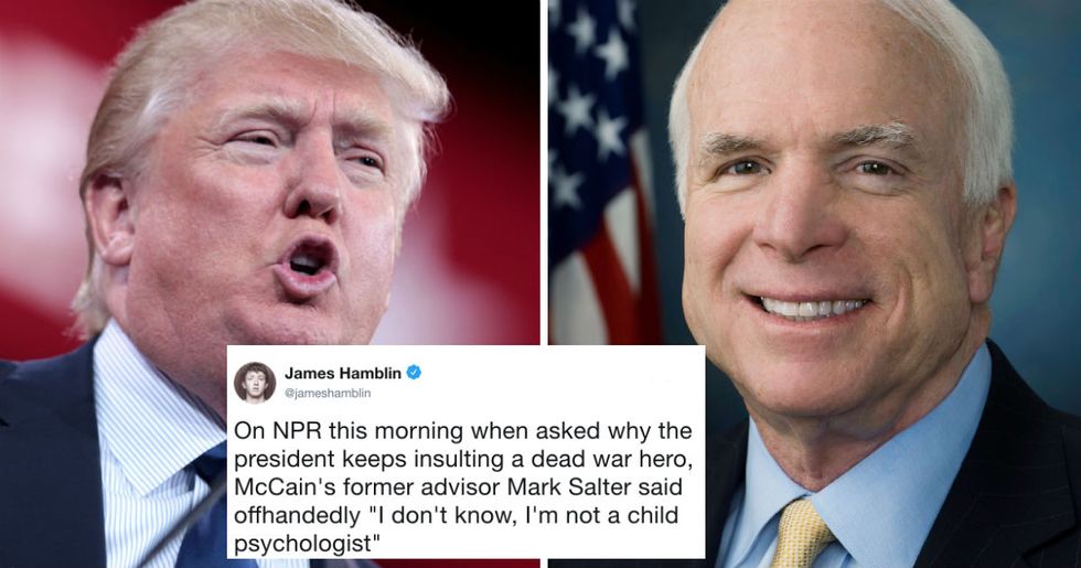 When Trump attacks John McCain he’s attacking America itself.