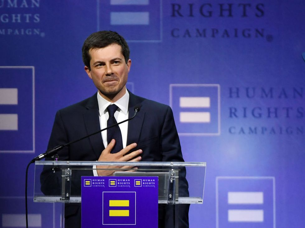 Have we already had a gay president? Pete Buttigieg thinks so.
