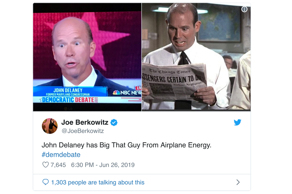 The 21 best jokes from last night’s Democratic debate.