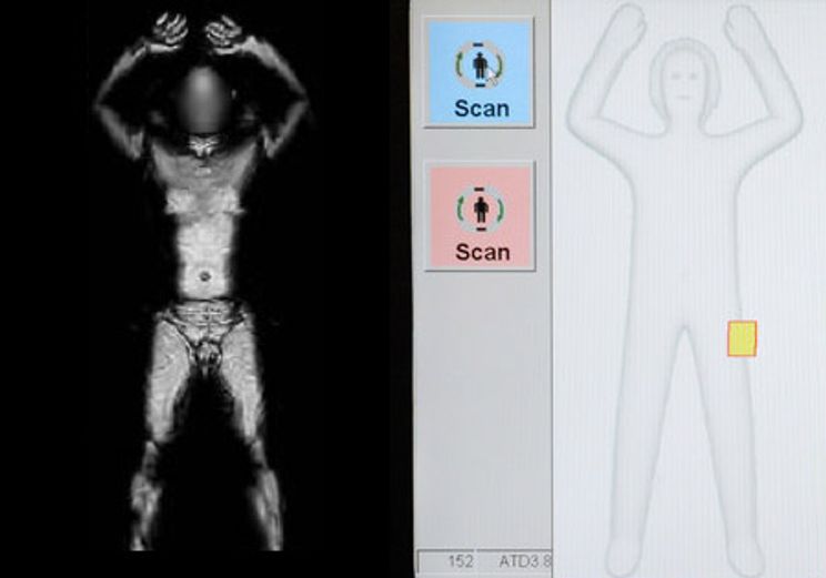 What Do Airport Body Scanners Really See? Can They See You Naked