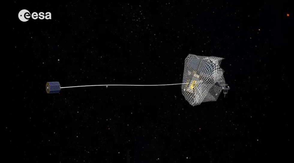 Want To Catch Orbiting Space-Junk? Give Space-Nets A Try