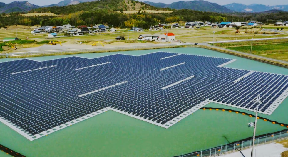 Japan Unveils A Pair Of Massive, High-Efficiency, Floating Solar Power Plants