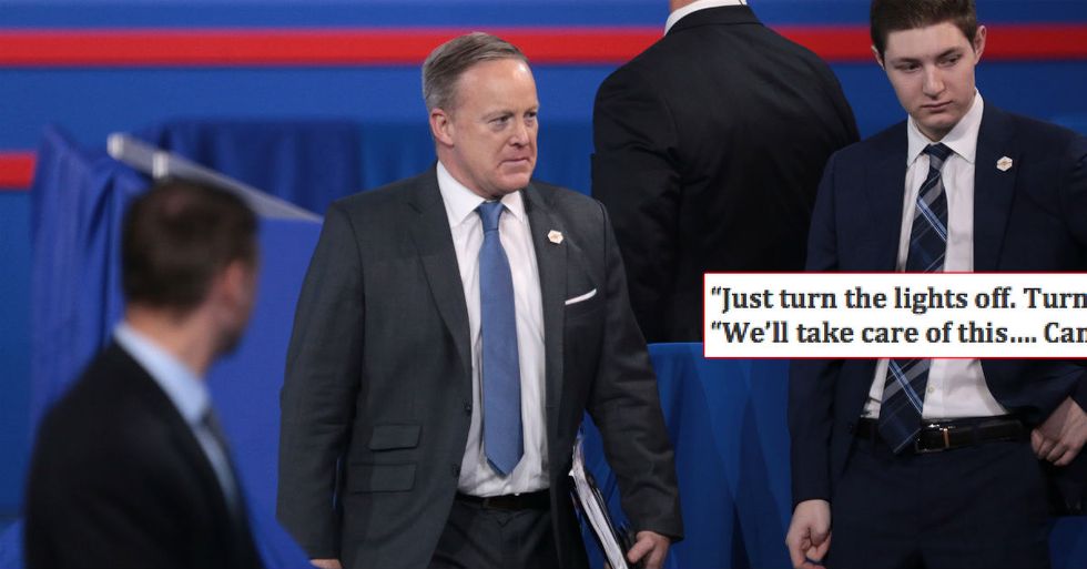 Sean Spicer Was ‘Hiding In The Bushes’ After Comey Was Fired