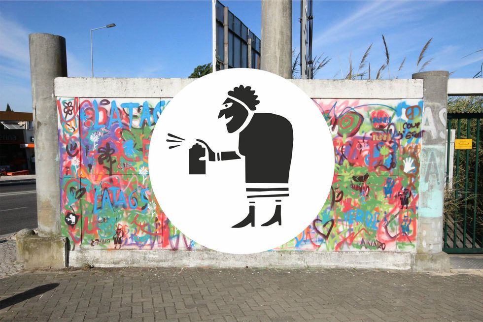 Roving Gang of Grannies Tag Blighted Buildings With Amazing Graffiti