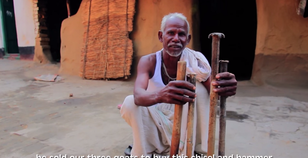One Man’s Defiant 22 Year Journey to Break Through a Mountain