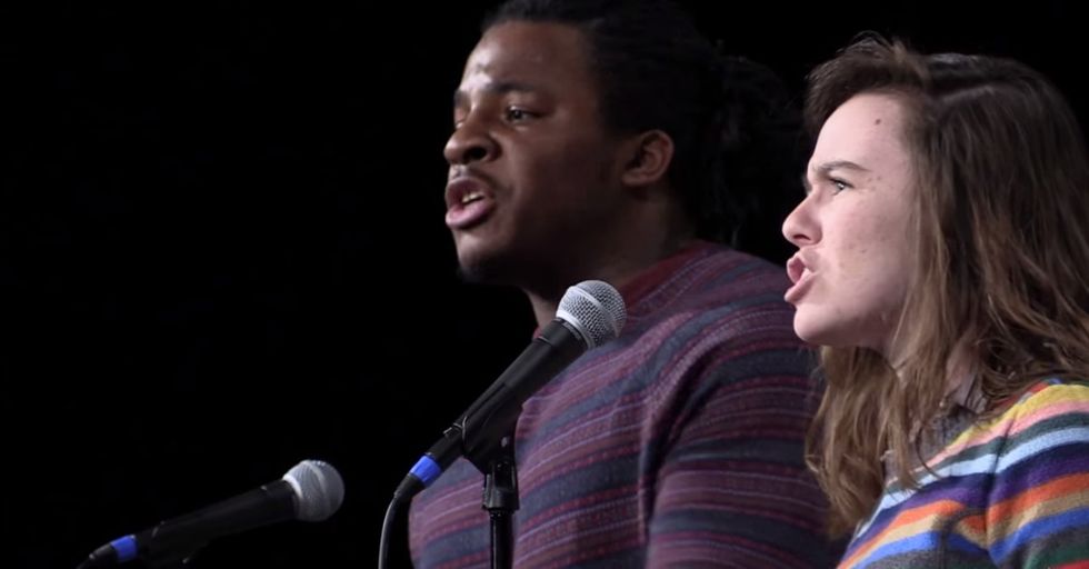 Two Poets Trade Places and Races for an Incredible Performance