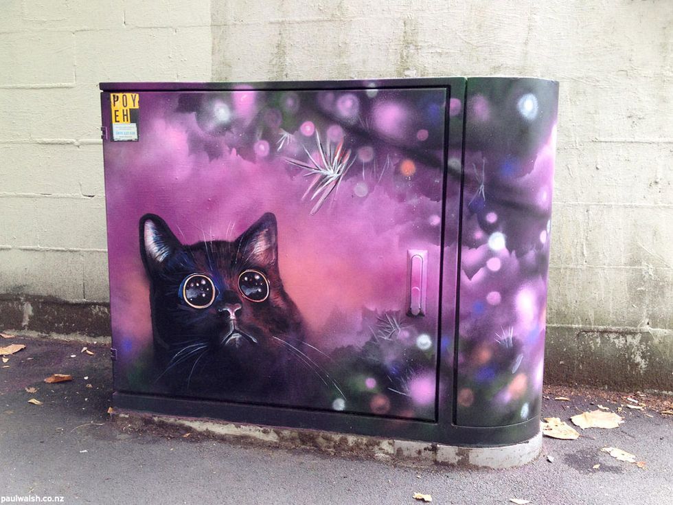 Meet the Painter Turning His City’s Drab Utility Boxes Into Internet-Inspired Works of Art