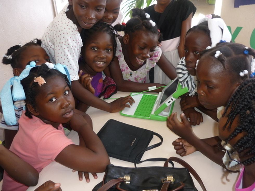 This Haitian Classroom Lacked Books, Until These College Students Stepped In