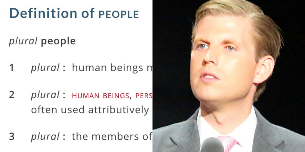 Donald Trump’s Son Gets Confused About What People Are