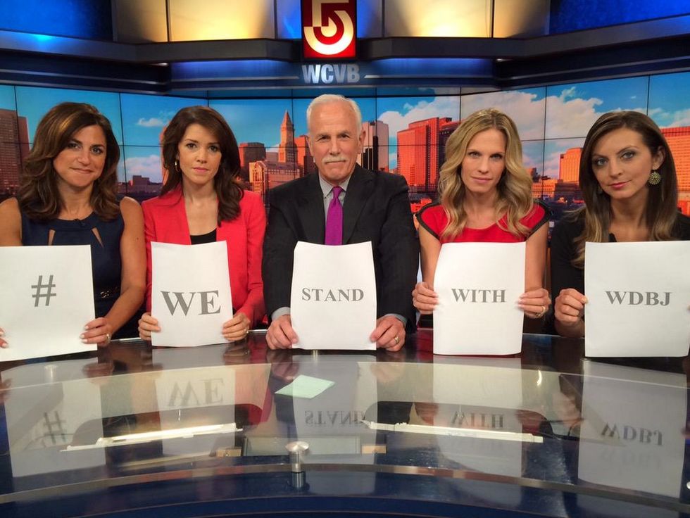 #WeStandWithWDBJ Becomes Rallying Cry as Journalists Pay Tribute to Victims of the WDBJ7 Shooting