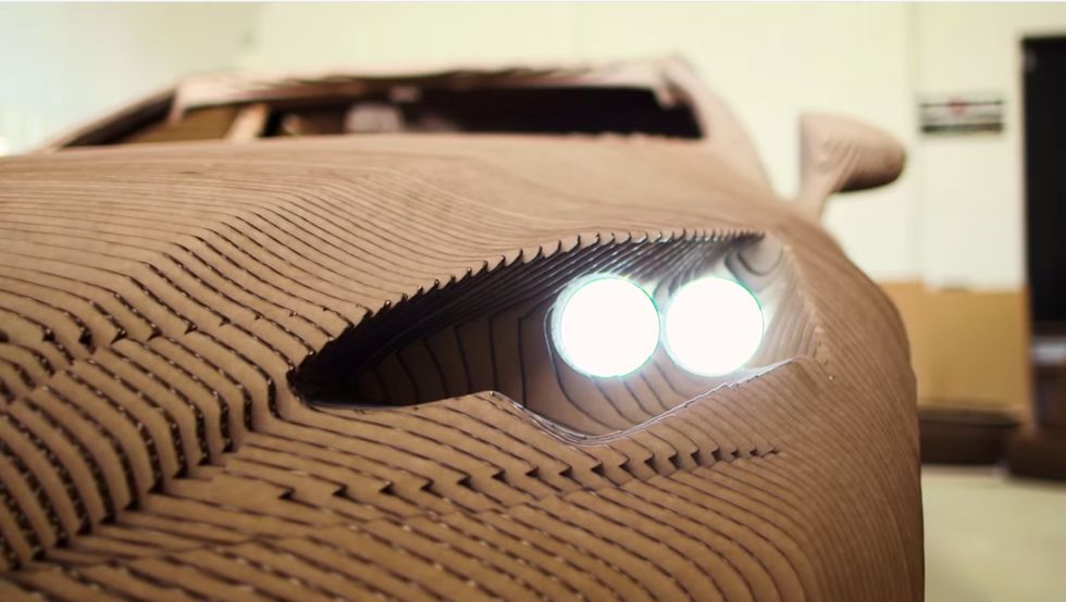 This New Luxury Car is Made Entirely out of Cardboard
