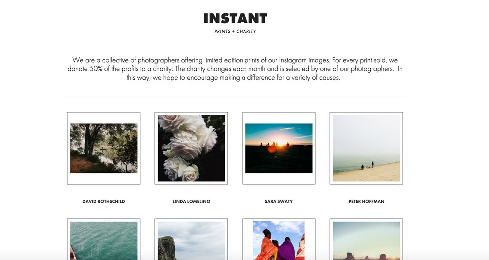 A Virtual Gallery Sells You Instagram Prints for Charity
