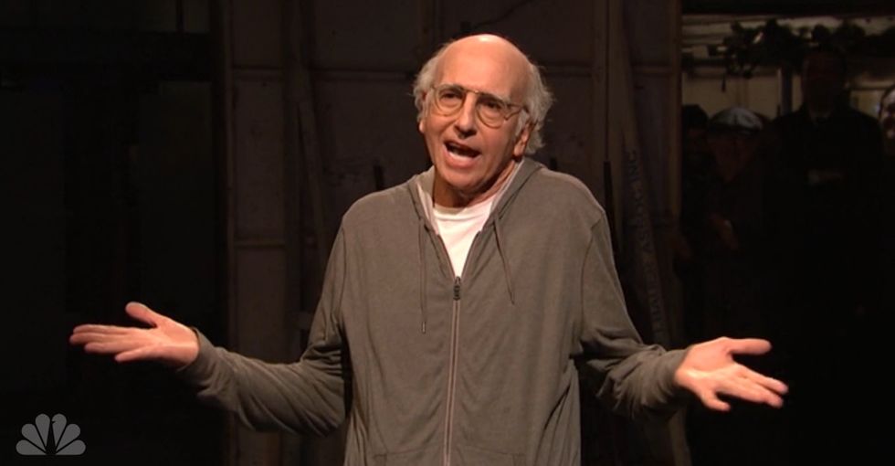 Larry David Won $5K Bounty for Calling Donald Trump a “Racist” on SNL