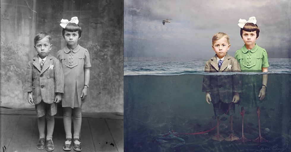 Australian Photographer Repurposes Vintage Photos Into Fascinating New Stories