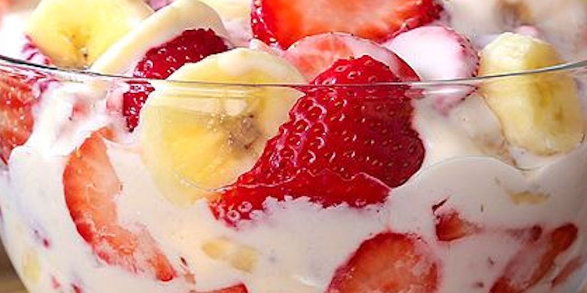 Strawberry Banana Fluff Salad My Recipe Magic 5654