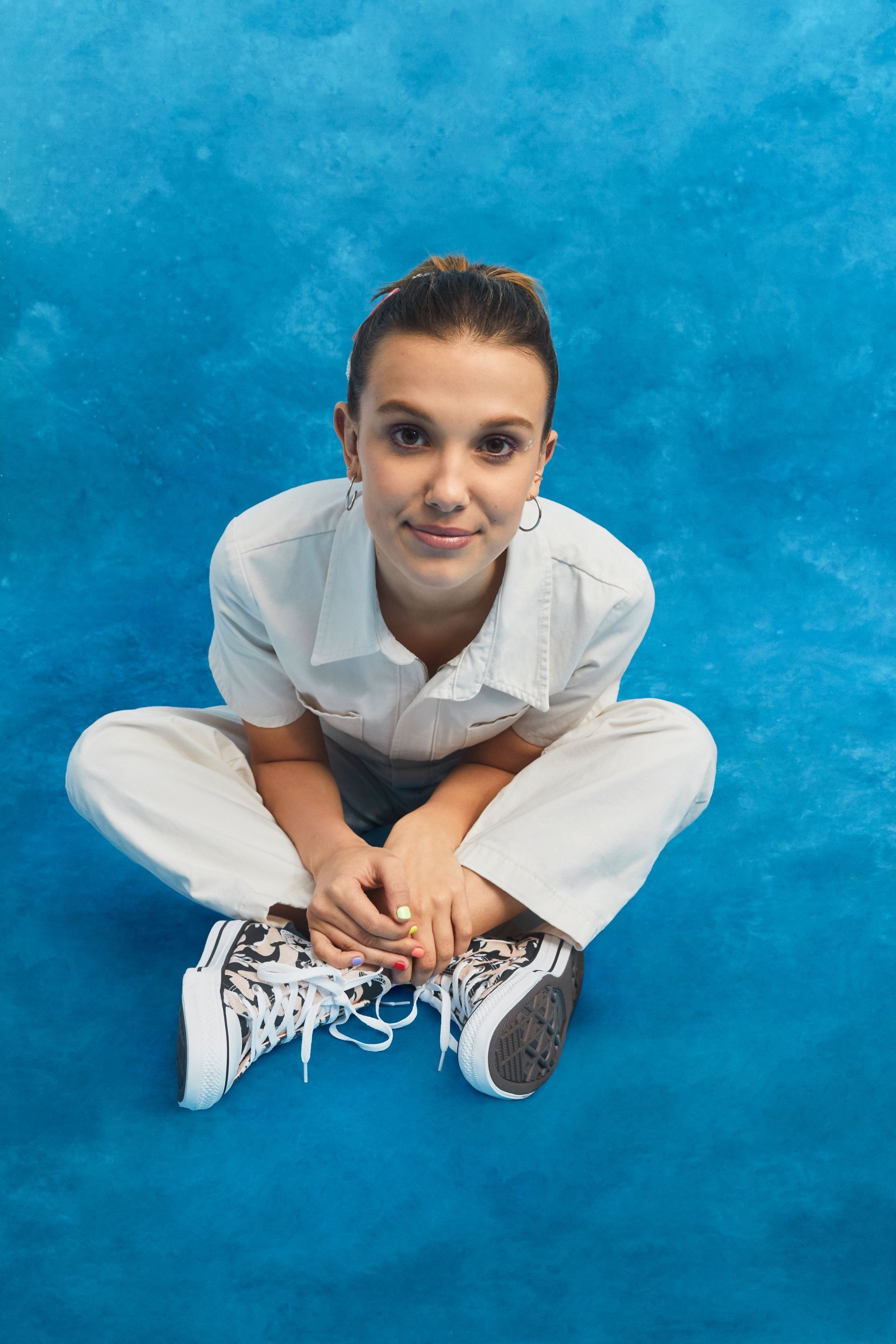 millie bobby brown converse photoshoot