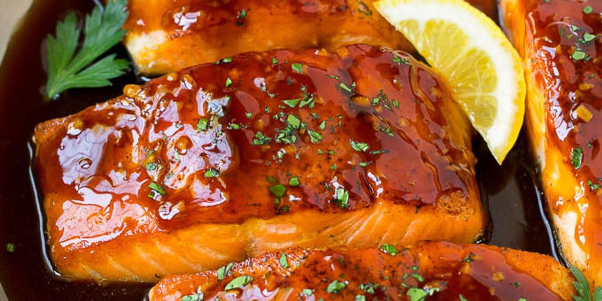 Honey Glazed Salmon My Recipe Magic