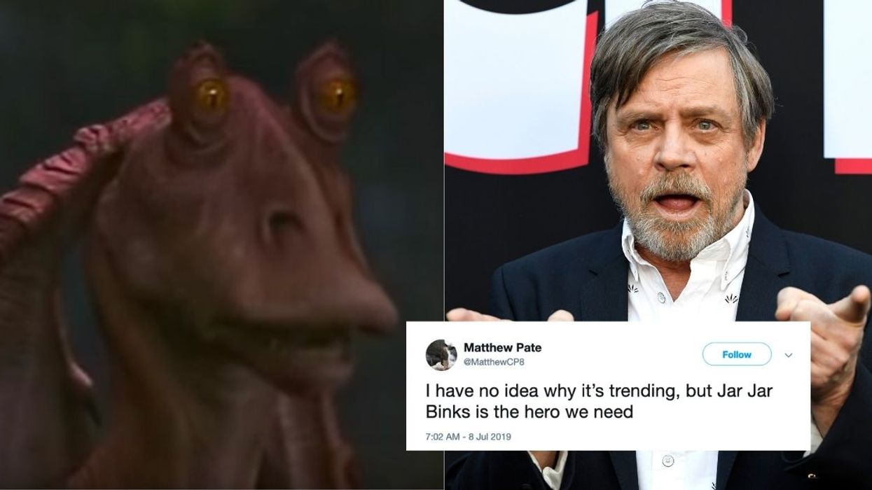 People Were Very Confused After Jar Jar Binks Started Trending Suddenly—And It's All Mark Hamill's Fault