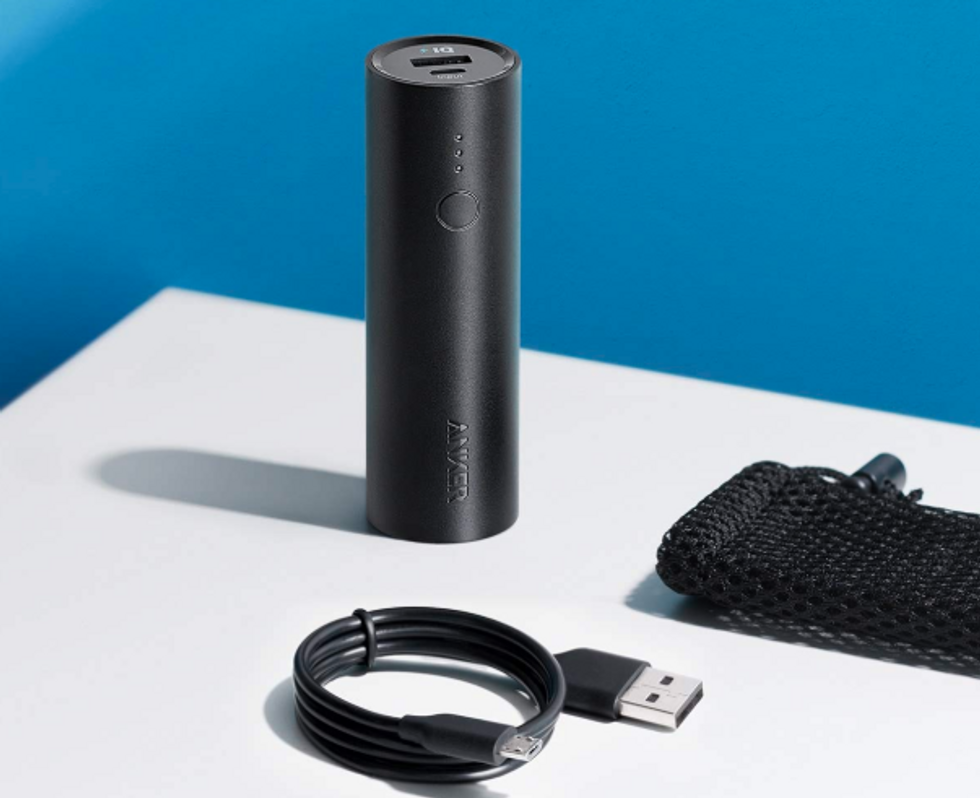 Photo of an Anker portable battery
