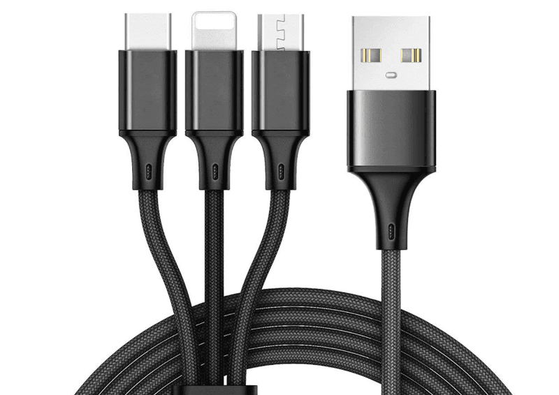 Photo d'un câble de charge multi-extrémité par Znines