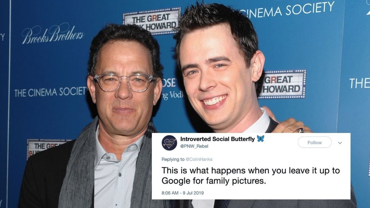 Colin Hanks Just Trolled His Dad On His Birthday With A Photo That Most Definitely Is Not His Dad, And Twitter Is LOLing