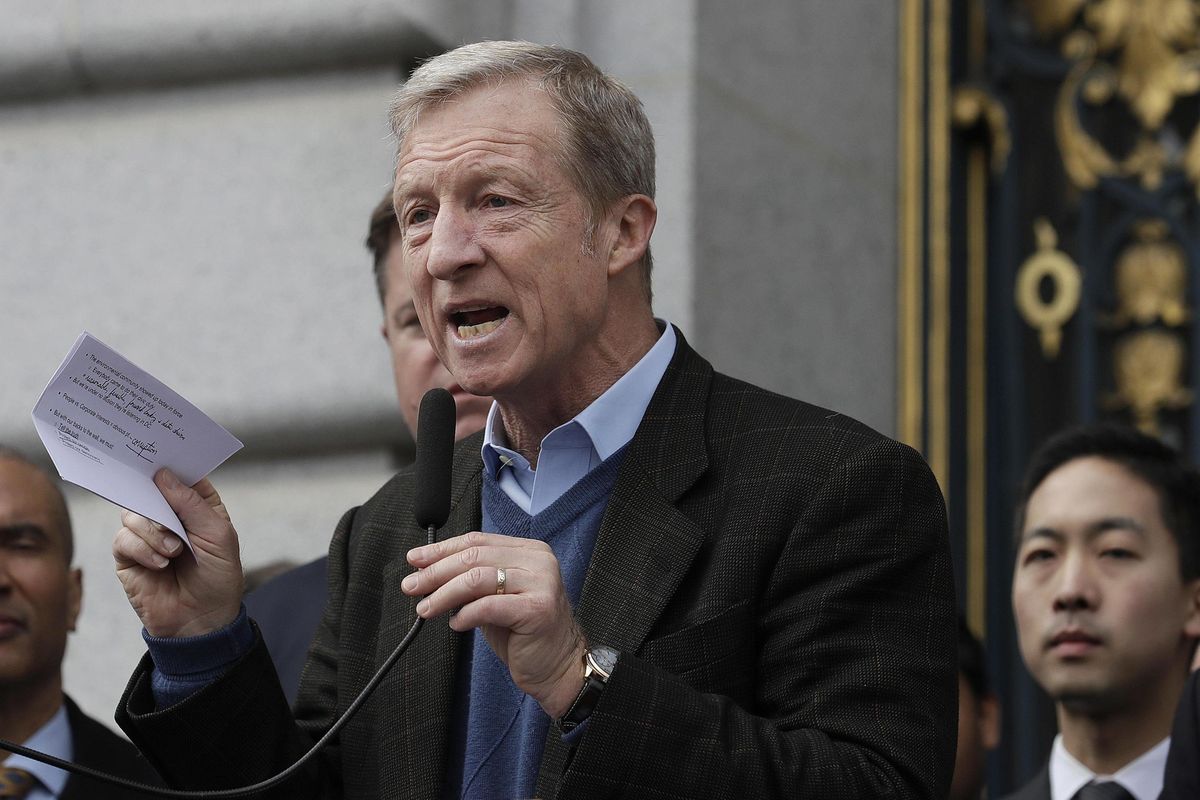 Usa 2020, tra i dem avanza Tom Steyer, miliardario ambientalista e anti Trump