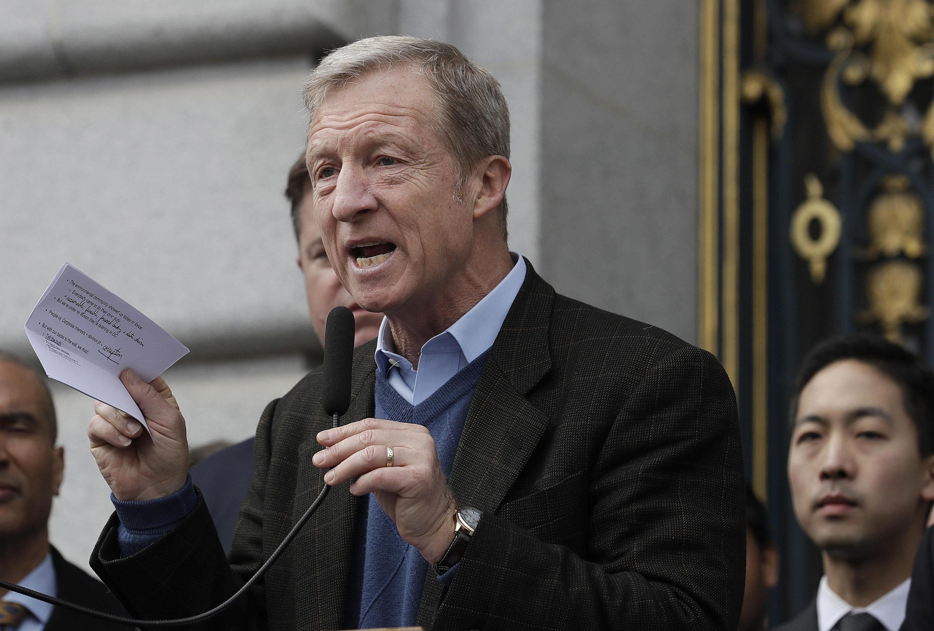 Usa 2020, tra i dem avanza Tom Steyer, miliardario ambientalista e anti Trump