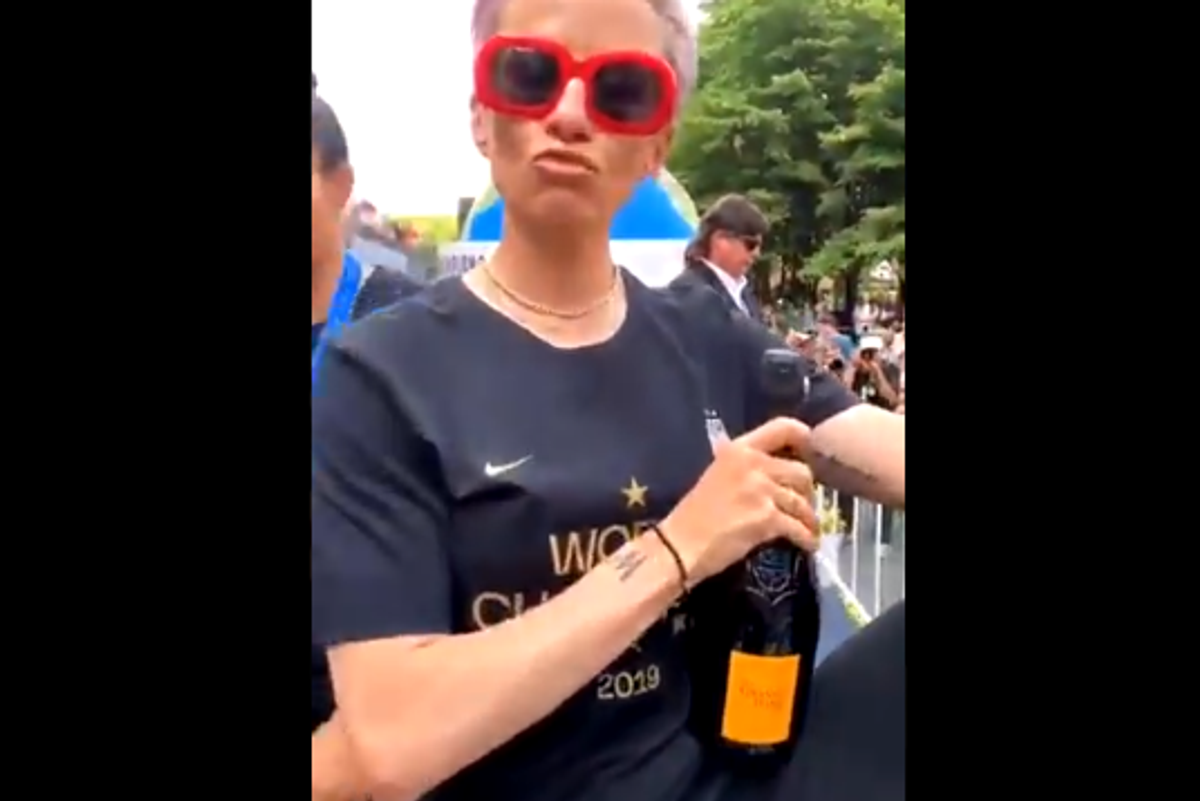 Megan Rapinoe Spent 24 Hours Drinking Champagne And Punching Conservative Men In The Dick. YAY!