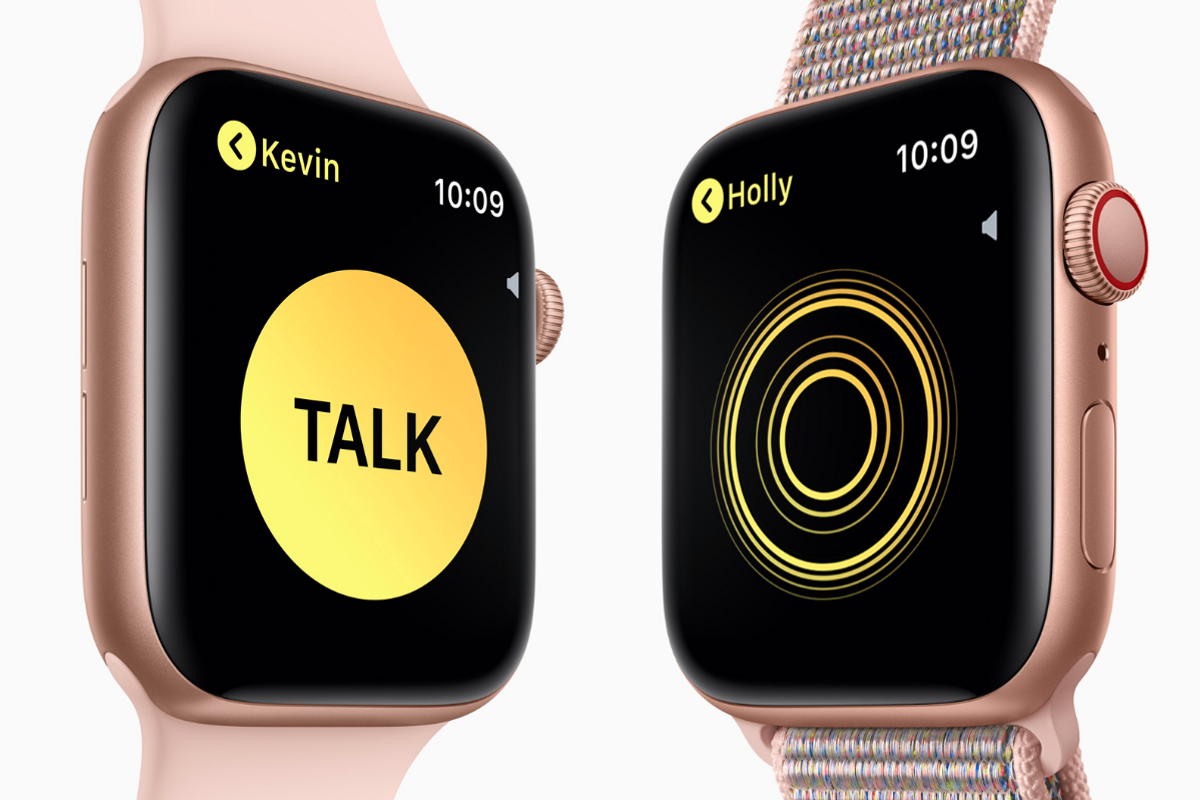 Photo of the Walkie-Talkie app on Apple Watch