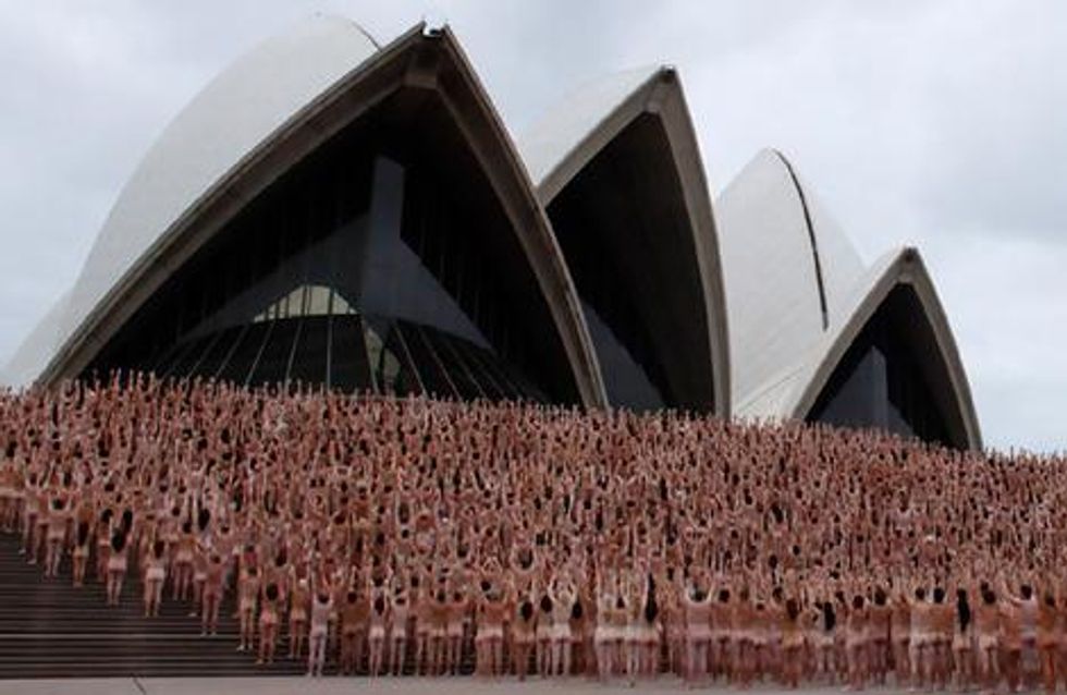 Spencer Tunicks Latest 5000 Nude Bodies At The Sydney Opera House Good 6742