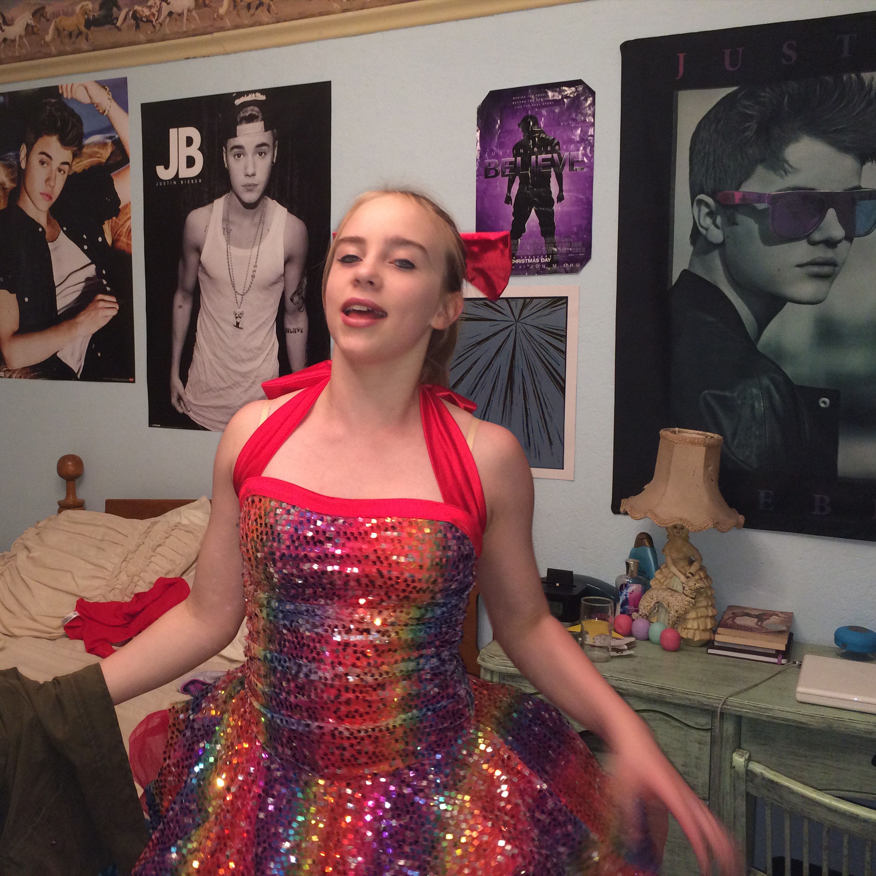 billie eilish wearing a dress