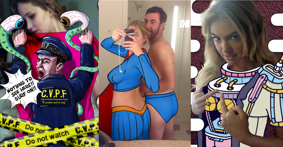 Sympathetic Artists Rush To Cover Up Leaked Celebrity Nude Pics