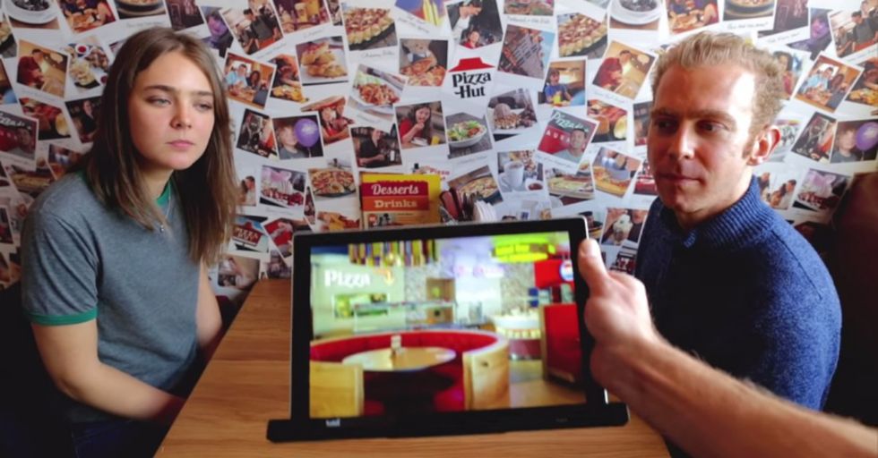 Does Ordering a Pizza Really Need To Get This Creepy?