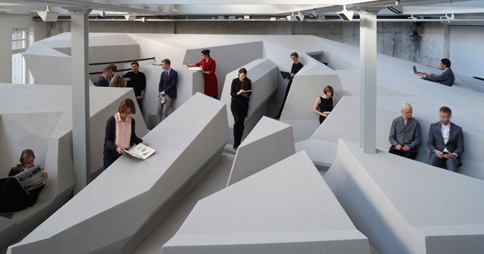 The Anti-Sitting Movement Brings You a Chairless Work Office