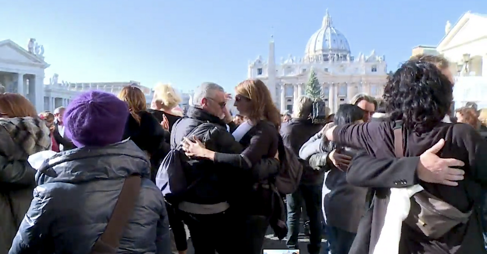 Romans Stage Tango Dance Party For Pope’s Birthday
