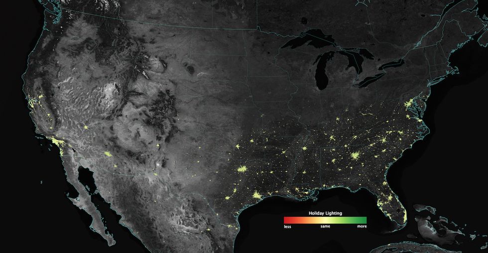 What Do Christmas and Ramadan Look Like From Space?