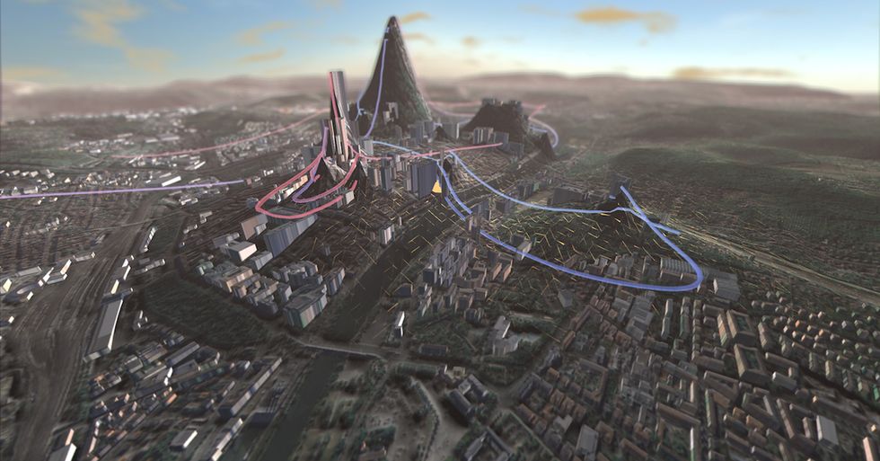 These Maps Visualize Social Media Utopias Using Foursquare Check-Ins