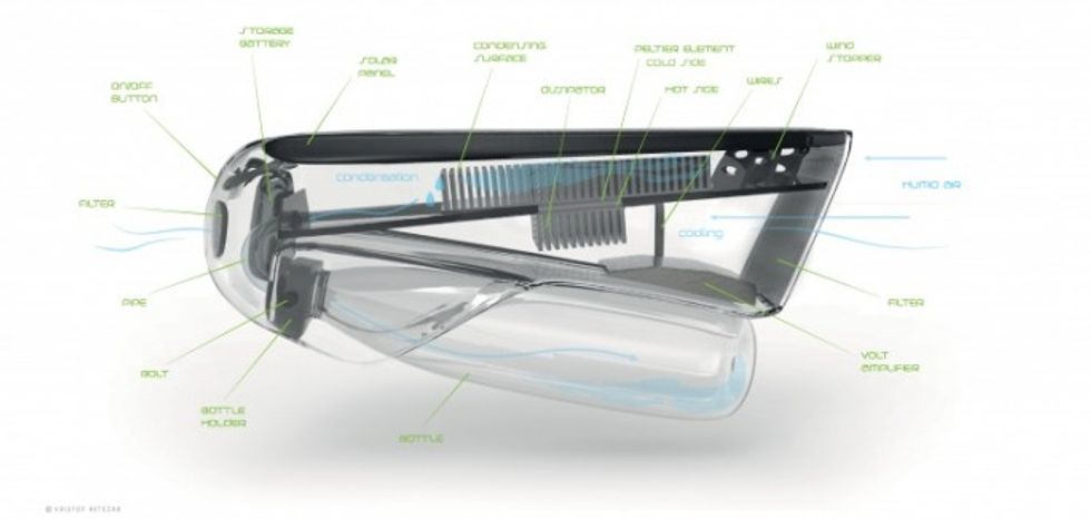 This Bike Device Pulls Water From Thin Air