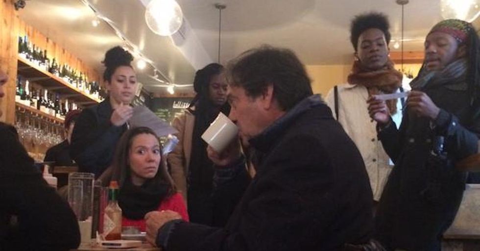 Sunday Brunchers Served Quinoa Pancakes with a Side of #BlackLivesMatter